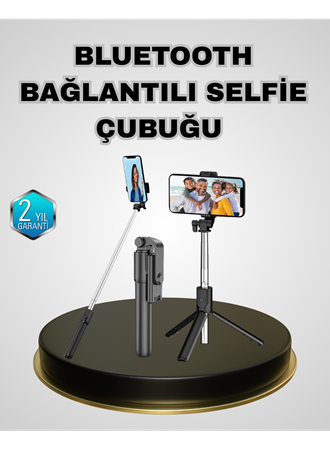 Bluetooth Selfie Çubuğu – Kablosuz, Hafif ve Yüksek Çözünürlüklü Çekim İçin