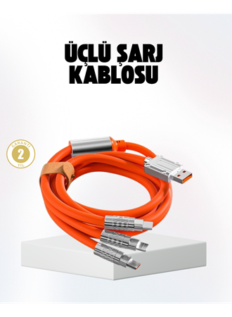 Hızlı Şarj Uyumlu Şarj Kablosu – Esnek Yapı, Güçlü Bağlantı, Yüksek Performans
