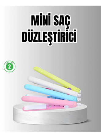 Taşınabilir Seramik Kaplama Mini Saç Düzleştirici – Seyahat ve Günlük Kullanım İçin İdeal
