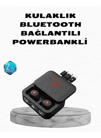 Powerbank Özellikli Bluetooth Kablosuz Kulaklık – Dokunmatik Kontrol, Uzun Pil Ömrü, Ergonomik Tasarım