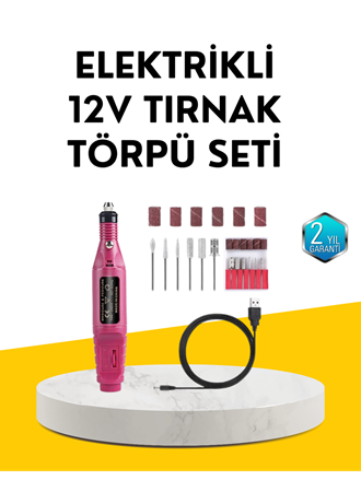12v Çok Fonksiyonlu Tırnak Bakım Cihazı
