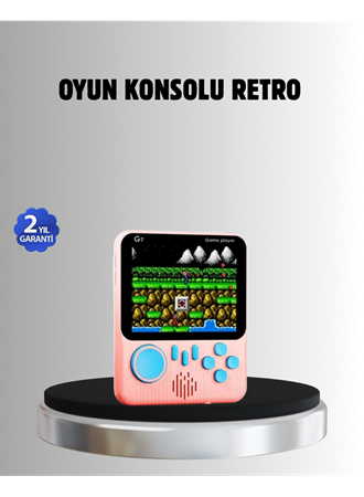 Retro Oyun Konsolu – 3.5 İnç Ekran, 666 Klasik Oyun, TV Bağlantılı
