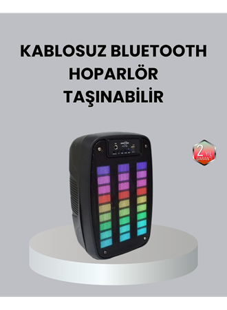 Kablosuz Bluetooth Müzik Cihazı – 2 Saat Batarya Süresi, Şık ve Taşınabilir
