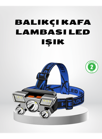 Şarj Edilebilir LED Kafa Feneri – 4 Işık Modu, IPX5 Su Geçirmez, Hareket Sensörlü