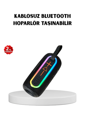 Kablosuz Hoparlör – Bluetooth 5.1, Güçlü Bas ve 10 Metre Menzil