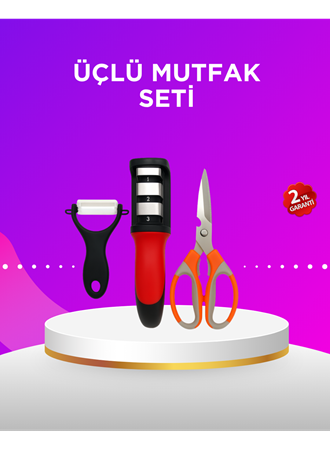 Çok Amaçlı Mutfak Makas Seti – Paslanmaz Çelik ve Ergonomik Tasarım