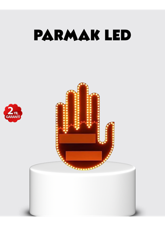 El Hareketiyle Kontrol Edilen 176 LED Amber Güvenlik Lambası