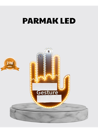 176 LED’li Amber Trafik Uyumlu Sinyal Işığı – El Hareketiyle Kontrol