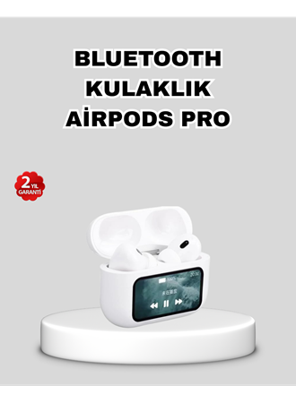 Dokunmatik Ekranlı Bluetooth Kulaklık – ANC, Suya Dayanıklı, Powerbank Kutulu