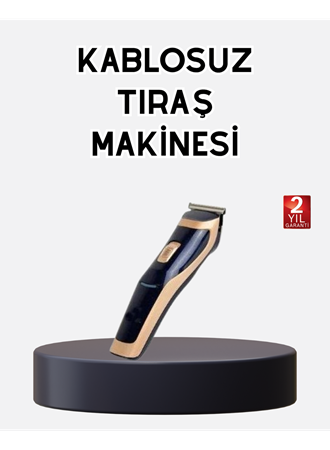 Profesyonel Şarjlı Saç ve Sakal Kesme Makinesi – Unisex, 12 mm Ayarlanabilir Başlık