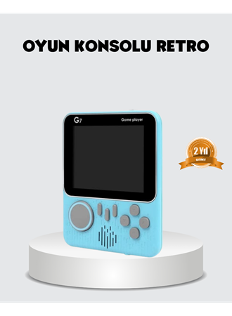 Taşınabilir Retro Oyun Konsolu – 3.5 İnç LCD, 666 Klasik Oyun, TV Destekli