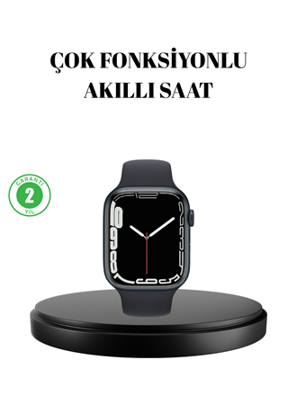 1.9 İnç Akıllı Saat – Bluetooth 5.0, Kablosuz Şarjlı, IP68 Su Geçirmez Akıllı Saat