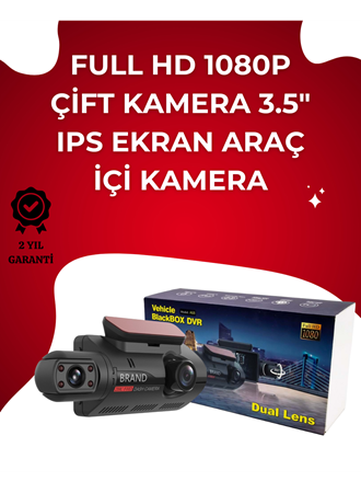 Otomatik Kayıtlı Full HD Araç Kamerası – Döngüsel Kayıt ve Hareket Algılama