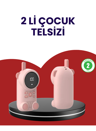 Uzun Menzilli Bebek Telsizi – VOX Modlu, Renkli LCD Ekranlı