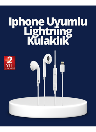 Yüksek Ses Kaliteli Mikrofonlu Kablolu Kulak İçi Kulaklık