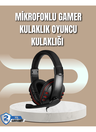 Mikrofonlu Oyun Kulaklığı – Mavi Işıklı, Uzun Süre Konforlu Kullanım