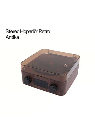 GRAMAFON SPEAKER KAHVERENGİ