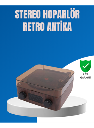 Stereo Bluetooth Hoparlör – Gece Lambalı ve Saat Göstergeli