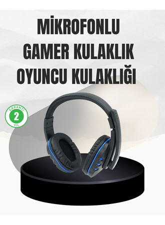 Stereo Oyun Kulaklığı – Güçlü Bas, Mikrofonlu ve Konforlu Tasarım