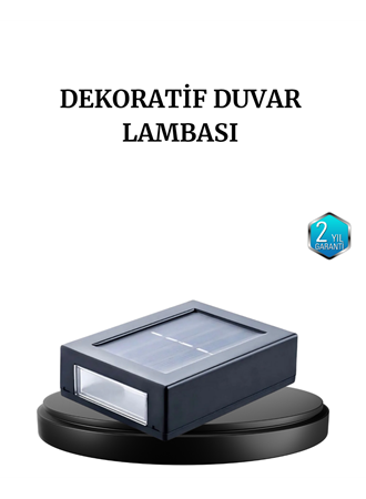 6 LED Güneş Enerjili Sensörlü Lamba – Akıllı Işık Sensörlü, Enerji Tasarruflu Bahçe Aydınlatma