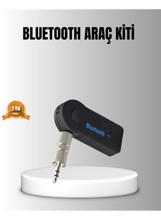 Bluetooth AUX Araç Kiti Eller Serbest Müzik Çalar Dahili Mikrofonlu