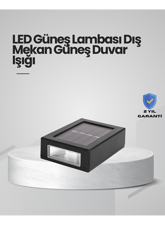 Güneş Enerjili LED Duvar Aydınlatması
