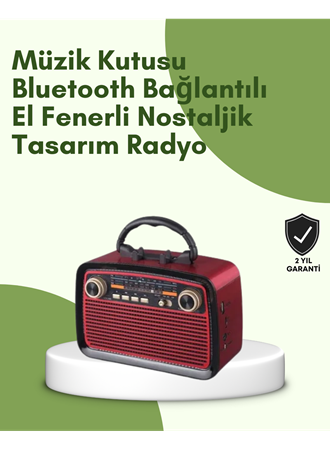 Kablosuz Bluetooth Hoparlör – Yüksek Ses Kalitesi, Uzun Pil Ömrü, FM ve AM Radyo Fonksiyonu