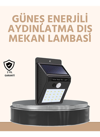 Enerji Tasarruflu ve Otomatik Sensörlü LED Güneş Işığı – Dış Mekan Uyumlu