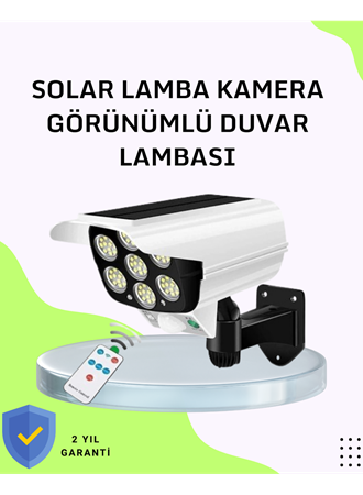 3 Modlu Güneş Paneli Aydınlatmalı Dış Mekan Güvenlik Işığı – IP65 Su Geçirmez, PIR Sensörlü