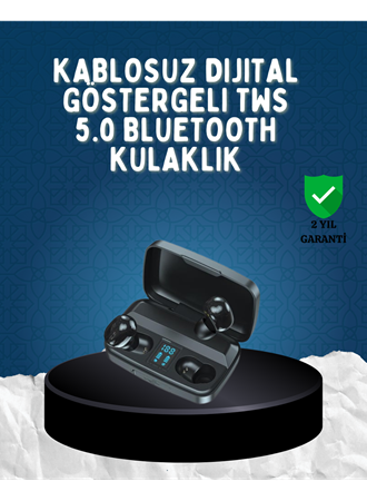 Bluetooth V5.0 Teknolojili Parmak Dokunmatik Kontrol Kulaklık Seti