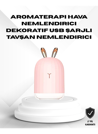 Ultrasonik Hava Nemlendirici 200 ml Aroma Difüzör LED Işıklı Sessiz