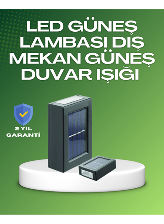 Dış Mekan Güneş Paneli ile Aydınlatma Lambası
