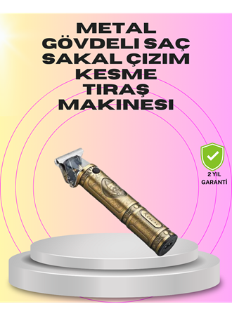 Güçlü Motorlu, 4 Kılavuz Taraklı Kompakt Saç Kesme Makinesi – Uzun Pil Ömürlü