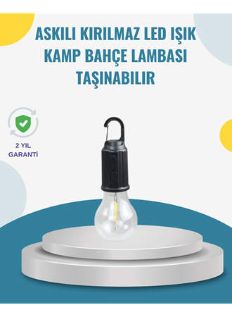 Taşınabilir Sıcak Işık Yayan Kamp Lambası