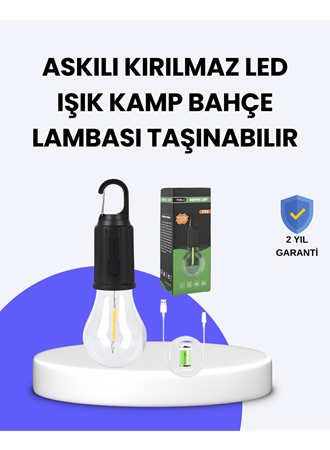 Çok Yönlü Asma Kancalı Kamp Işığı