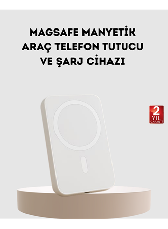 5000mAh Manyetik Powerbank – iPhone Serisi İçin Taşınabilir Kablosuz Şarj Cihazı