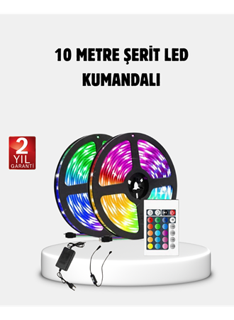 RGB Smart Şerit LED – TV Arkası ve Dekoratif Alanlar İçin Işık Şeridi