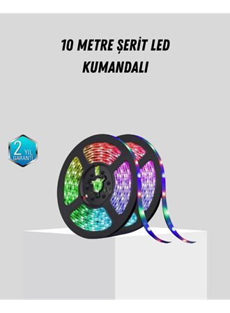 Smart Şerit LED Işık – Uzaktan Kumandalı, USB Girişli, Müzik Modlu