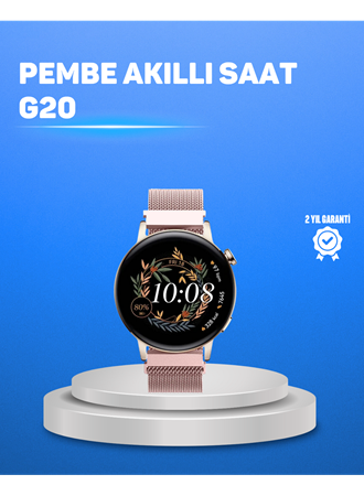 Kablosuz Şarjlı Tam Ekran Akıllı Saat – Türkçe Dil Desteği ve Uzun Pil Ömrü