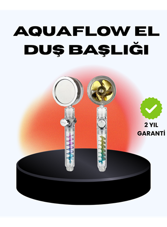 Döner Pervaneli El Duşu Başlığı – Su Tasarruflu, Basınç Artırıcı, Yağmur Etkili