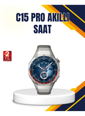 Gümüş Akıllı Saat 46mm Kasa