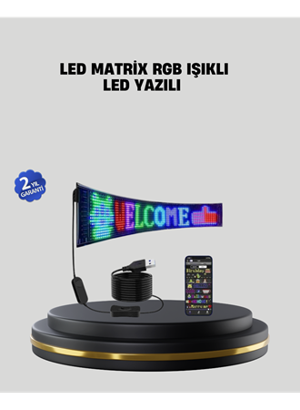 RGB LED Panel Renkli Işık Efektli Dekoratif Aydınlatma
