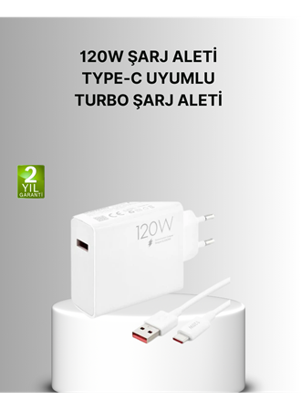 120W Mi Turbo Akıllı Tanıma Çipli Hızlı Şarj Cihazı Taşınabilir ve Dayanıklı