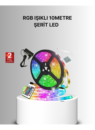 Uzaktan Kumandalı RGB Smart Şerit LED Işık Esnek ve Taşınabilir Dekorasyon