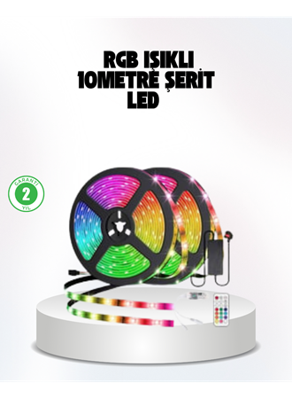 Müziğe Duyarlı Renkli Smart Şerit LED Işık USB Bağlantılı Ambiyans Aydınlatma