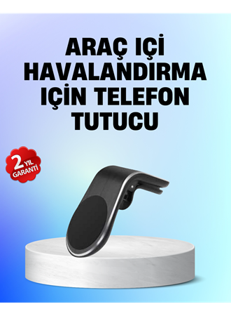Manyetik Araç Telefon Tutucu – 360° Döner Kalorifer Petekli
