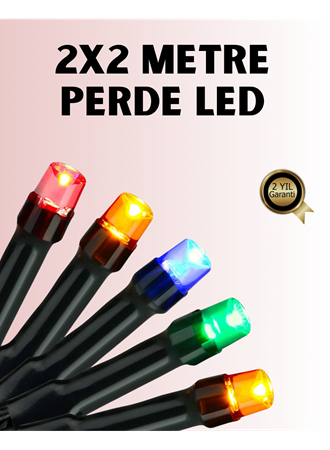 8 Modlu Zaman Ayarlı LED Perde Işık – Bahçe ve Balkon Dekorasyonu