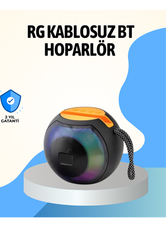 RGB Led Işıklı Güçlü Baslı Kablosuz Hoparlör