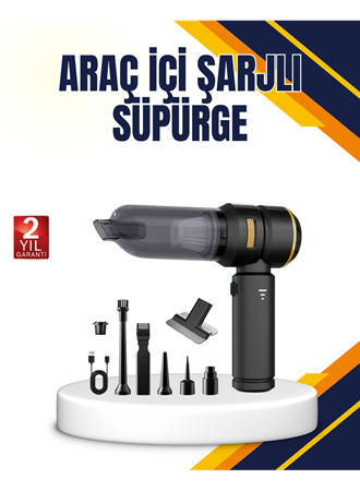15000 PA Emiş Gücü ve Hava Üfleme Özellikli Şarjlı Süpürge