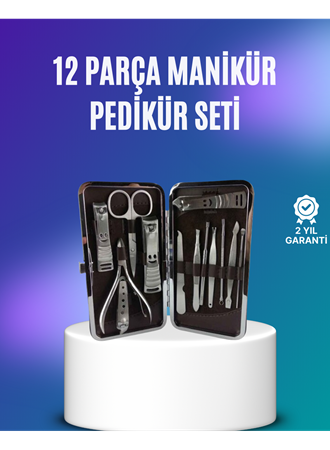 El ve Ayak Bakımı İçin Profesyonel 12 Bakım Seti